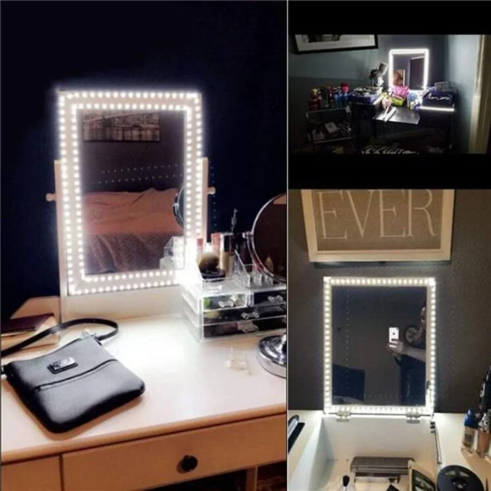 13ft/4M Led Vanity Mirror Lights Kit Bendable NO NEED TO CUT Vanity MakeupMirror